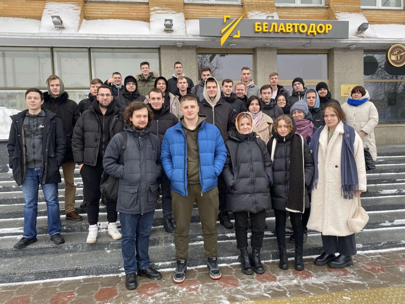Экскурсия студентов ФТК в РУП «Минскавтодор-Центр»